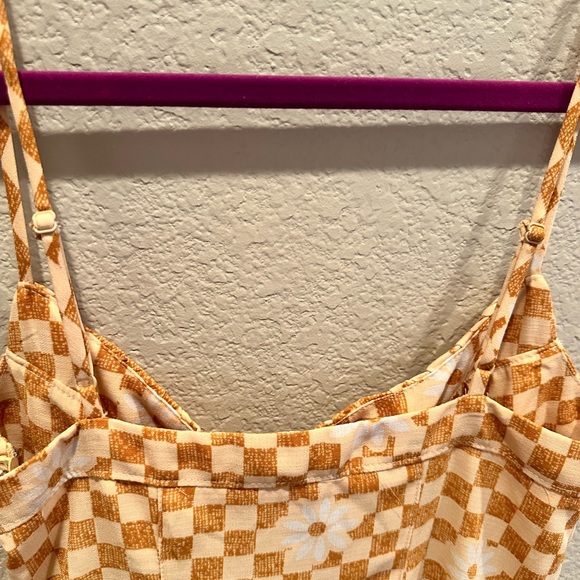 Urban outfitters checkered daisy mini summer dress XS - Picture 7 of 8